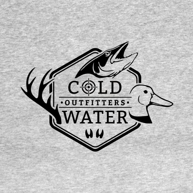 Cold Water Logo Black by Cold Water Outfitters